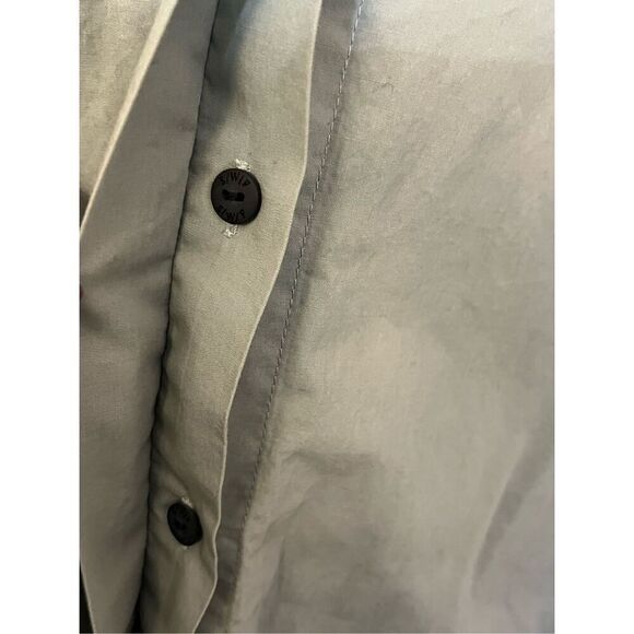 S/W/F Sage Green Balloon Sleeve Button Down Shirt S - Picture 4 of 5